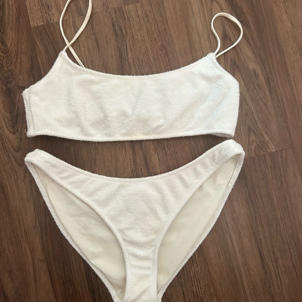 Triangl Cream Bikini Set
